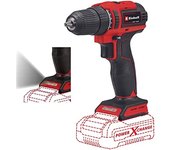 Einhell Taladro inalámbrico TE-CD 18/40 Li BL - Solo Power X-Change, funciona con pilas (iones de litio, 18 V, 40 Nm, motor sin escobillas, electrónica de velocidad, se entrega sin baterías ni cargador), negro, rojo