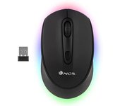 NGS SMOG-RB ratón Ambidextro RF Wireless + Bluetooth Óptico 2400 DPI