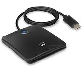 Ewent EW1055 lector de tarjeta inteligente Interior USB USB 3.2 Gen 1 (3.1 Gen 1) Negro