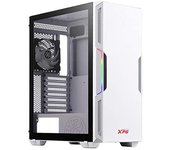 ADATA XPG STARKER Mid-Tower PC Chassis, ATX/Micro ATX, Mini-ITX, Compact Size, Tempered Glass Side Panel, I/O USB 3.0 Port, White
