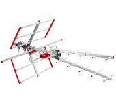 Maclean MCTV-855A - Antena Exterior para televisión (DVB-T2 HEVC Full HD máx. 100dBμV UHF/VHF LTE Filter (Activo)