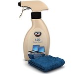K2 Limpiador de Pantallas LCD - Limpieza Segura para TV, Monitores, Navegadores, Teléfonos - Sin Marcas, Sin Alcohol - No Daña el Revestimiento del Pantalla 250 ml