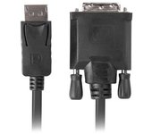Lanberg CA-DPDV-10CU-0030-BK adaptador de cable de vídeo 3 m DisplayPort DVI-D Negro
