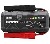 NOCO Boost X GBX55, Arrancador de Batería de Coche 1750A, Booster de Bateria Portátil y Cables de Arranque Profesionales para Motores de Gasolina de hasta 7,5 litros y Diésel de 5,0 litros