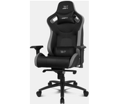DRIFT DR600BGRAY silla para videojuegos Butaca para jugar Asiento acolchado Negro, Gris