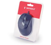 Gembird MUS-4B-02 ratón mano derecha USB Óptico 1200 DPI