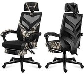 Huzaro Combat 5.0 Silla para videojuegos de PC Asiento de malla Negro, Camuflaje