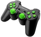 Esperanza EGG107G mando y volante Negro, Verde USB 2.0 Gamepad Analógico/Digital PC, Playstation 3