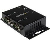 StarTech.com Concentrador Hub Industrial de 2 Puertos Serie Serial RS232 a USB Montaje Riel DIN Pared