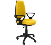 Piqueras y Crespo Elche CP Bali Silla de Oficina Brazos Fijos Ruedas Nylon Amarilla