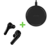 Belkin SoundForm Move Plus Auriculares Inalámbricos con Estuche de Carga Inalámbrica + Base de Carga Inalámbrica 10W