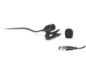 Micrófono de Solapa y Condensador, con conector Mini XLR de 4 pines, con clip y quitavientos