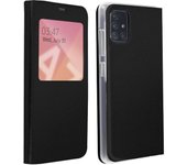 Funda Protectora Samsung Galaxy A71 con Gran Ventana - Negro
