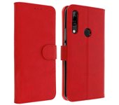 Funda Vintage Huawei P Smart Z Billetera F. Soporte - Rojo