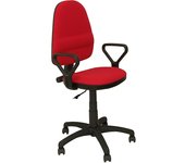 Silla Herrera aran rojo con brazos fijos