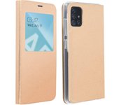 Funda Protectora Samsung Galaxy A51 con Gran Ventana - Dorado