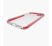 QDOS Shox funda para teléfono móvil 11,9 cm (4.7 pulgadas pulgadas) Rojo, Transparente