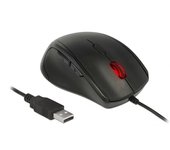 DeLOCK 12548 ratón USB Óptico 2400 DPI Izquierda