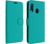 Funda cartera Vintage F. Soporte para Samsung Galaxy A20e - Turquesa