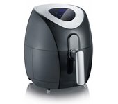 Severin FR 2430 freidora Freidora de aire caliente 3,2 L Solo Negro, Acero inoxidable Independiente 1500 W