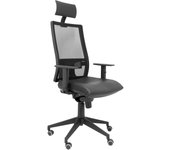 Silla Horna piel negro