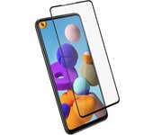 Protector Samsung Galaxy A21s Cristal Templado 9H - Marco Negro