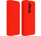 Funda Oppo A9 2020 y A5 2020 libro billetera F. Soporte - Rojo