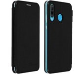Funda Huawei P30 Lite/Huawei P30 Lite XL de Piel Monedero con Soporte - Negro