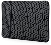 HP Reversible Neoprene Sleeve maletines para portátil 35,6 cm (14 pulgadas pulgadas) Funda Negro, Gris