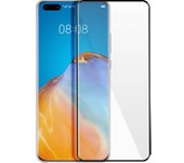 Cristal templado 9H Curvo para Huawei P40 Pro - Marco negro