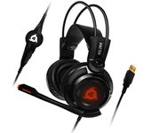 KLIM Puma – Cascos auriculares Gaming con micrófono – sonido envolvente 7.1 – Gran calidad de audio – Vibración integrada – Negro – ideales para jugar en PC y PS4