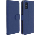 Funda Samsung Galaxy A51 Libro Billetera F. Soporte - Azul oscuro