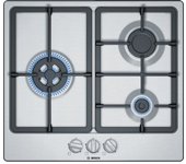 Bosch Serie 4 PGC6B5B90 hobs Acero inoxidable Integrado Encimera de gas 3 zona(s)