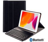Funda iPad (2019) de 10,2 pulg Polipiel Teclado Bluetooth (Negro)