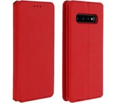 Funda Cartera y Función soporte - Roja para Samsung Galaxy S10