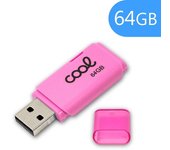 Pen Drive USB x64 GB 2.0 COOL Cover Rosa