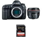 EOS 5D Mark IV + EF 50mm f/1.2L USM + SanDisk 128GB Extreme PRO UHS-I SDXC 170 MB/s | 2 años de garantía