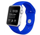 Correa Apple Watch Series 1 / 2 / 3 / 4 / 5 (38 / 40 mm) Goma Azul