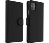 Funda iPhone 11 Libro Billetera F. Soporte - Negro