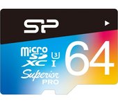 Silicon Power Superior Pro memoria flash 64 GB MicroSDXC Clase 10 UHS-III