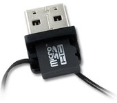Integral microSD Card Reader lector de tarjeta Negro