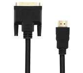Cable HDMI a DVI D Full HD 1080p marca italiana - Negro