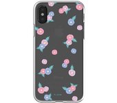 FLAVR Tiny Flowers funda para teléfono móvil 14,7 cm (5.8 pulgadas pulgadas) Verde, Rosa, Transparente, Violeta