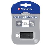 Verbatim PinStripe 128GB unidad flash USB USB tipo A 2.0 Negro