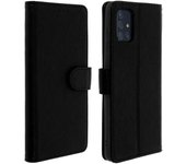 Funda Samsung Galaxy A71 Libro Billetera F. Soporte - Negro