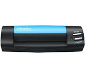 Plustek MobileOffice S602 1200 x 1200 DPI Escáner de tarjetas de visita Negro, Azul A6