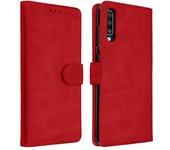 Funda Samsung Galaxy A70 Cartera Vintage con F. Soporte - Rojo