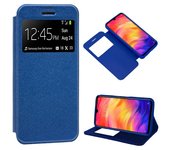 Funda Flip Cover Xiaomi Redmi Note 7 / Note 7 Pro Liso Azul