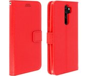 Funda Libro Cartera F. Soporte Xiaomi Redmi Note 8 Pro - Rojo