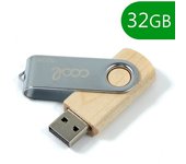 Pen Drive USB x32 GB 2.0 COOL Madera